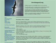 Tablet Screenshot of freedompool.org
